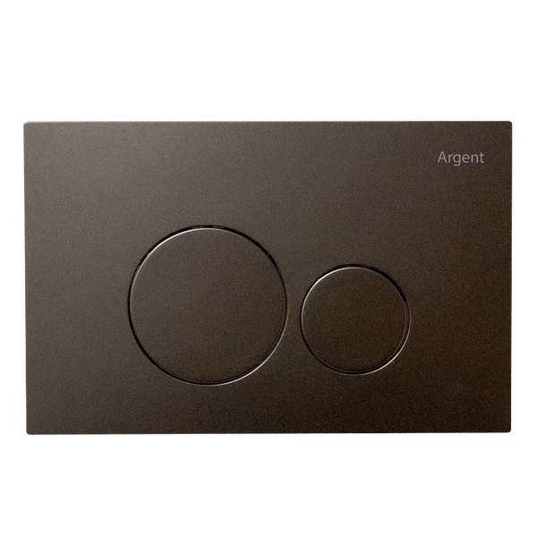 Argent Grace Round Pneumatic Flush Plate Gunmetal