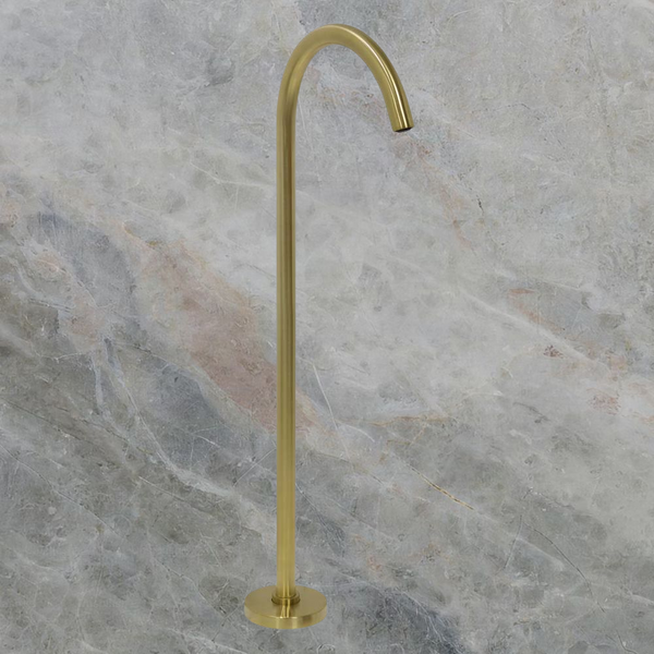 Argent Classic Freestanding Bath Spout Brushed Gold