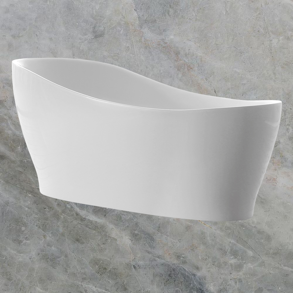 Argent Grace 1720mm Oval Freestanding Bath White