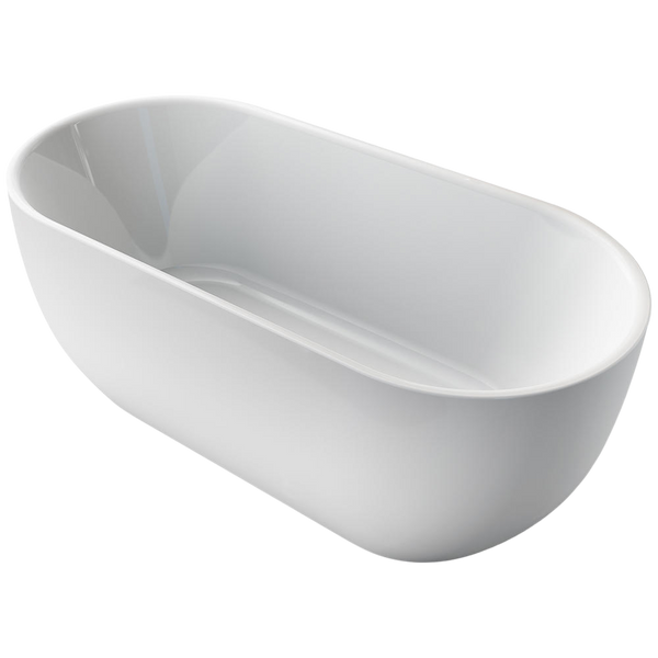 Argent Nova 1500mm Oval Freestanding Bath White