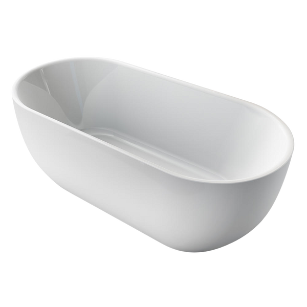 Argent Nova 1700mm Oval Freestanding Bath White