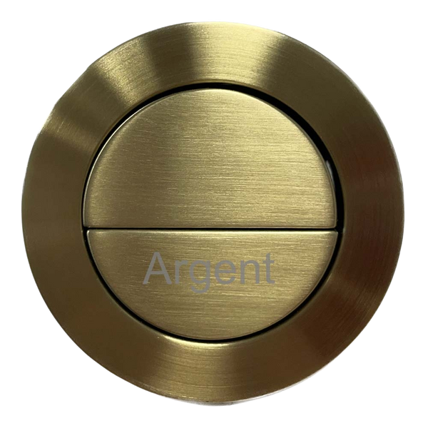 Argent BTW Flush Button Brushed Gold