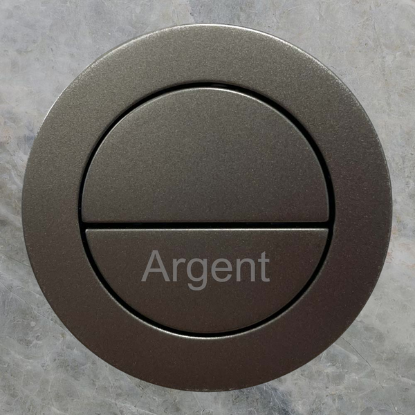 Argent BTW Flush Button Gunmetal