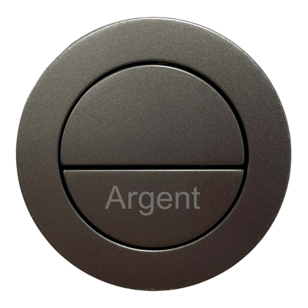 Argent BTW Flush Button Gunmetal