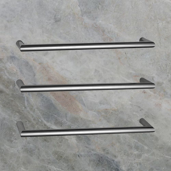 Argent Pace 700mm 3 Bar Heated Towel Rail Stainless Steel