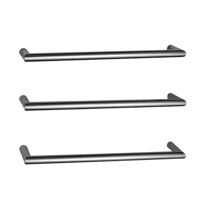 Argent Pace 700mm 3 Bar Heated Towel Rail Stainless Steel