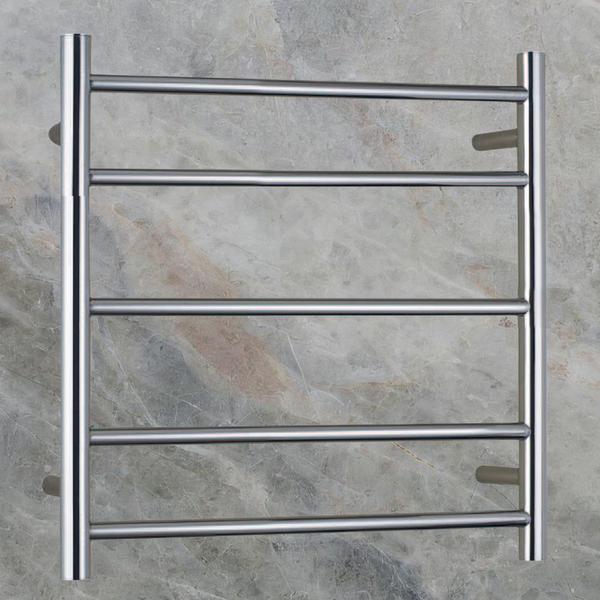 Argent Pace 600mm 5 Bar Heated Towel Rail Stainless Steel