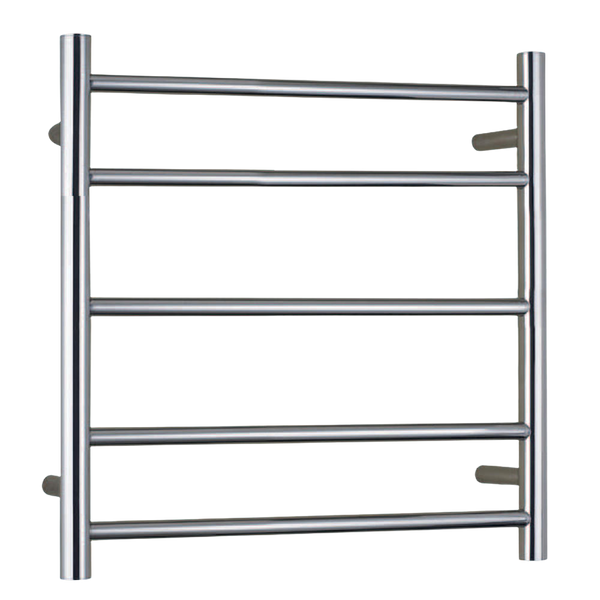 Argent Pace 600mm 5 Bar Heated Towel Rail Stainless Steel