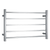 Argent Kubic 600mm 5 Bar Heated Towel Rail Chrome