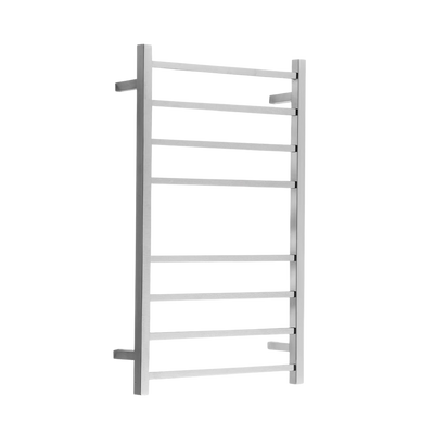 Argent Kubic 600mm 8 Bar Heated Towel Rail Chrome