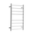 Argent Kubic 600mm 8 Bar Heated Towel Rail Chrome