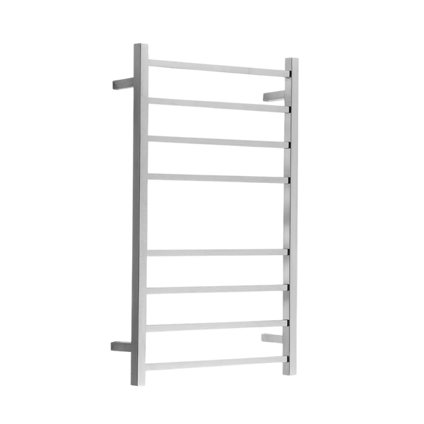 Argent Kubic 600mm 8 Bar Heated Towel Rail Chrome