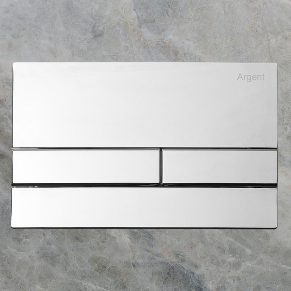 Argent Edge Flush Plate Mechanical Chrome