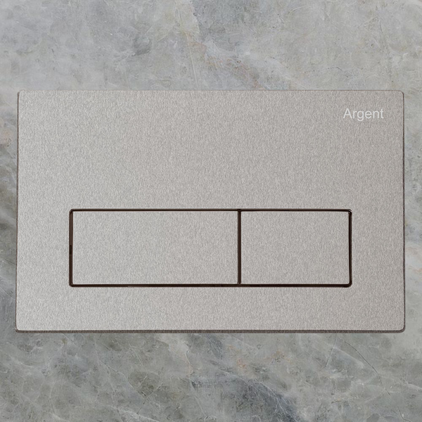 Argent Kubic Mechanical Flush Plate Brushed Nickel