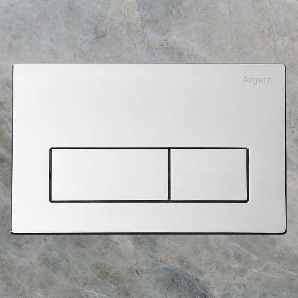 Argent Kubic Mechanical Flush Plate Chrome