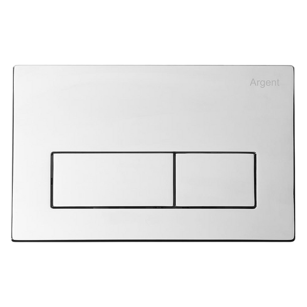 Argent Kubic Mechanical Flush Plate Chrome