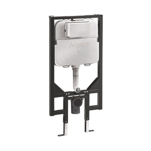 Argent 80mm In Wall Cistern and Frame with Mechanical Fixing