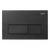 Argent Kubic Pneumatic Flush Plate Matte Black