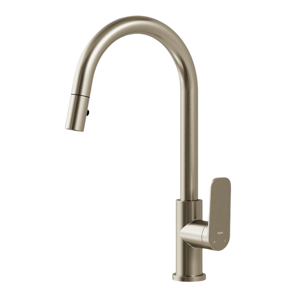 Argent Pace 2.0 Kitchen Mixer Pull Out Spray Brushed Nickel Lead Free