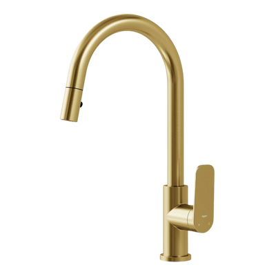 Argent Pace 2.0 Kitchen Mixer Pull Out Spray Brushed Gold Lead Free
