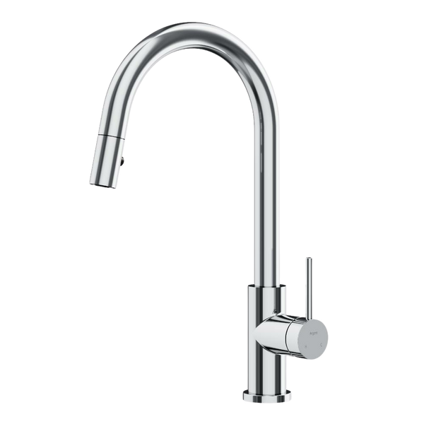 Argent Grace 2.0 Kitchen Mixer Pull Out Spray Chrome Lead Free
