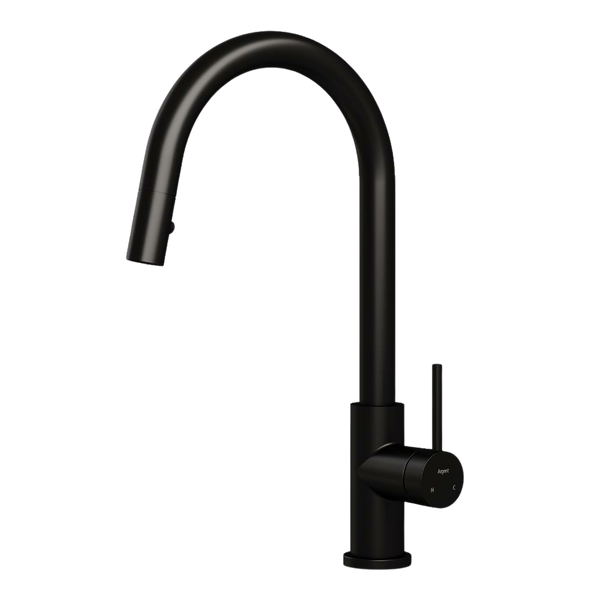 Argent Grace 2.0 Kitchen Mixer Pull Out Spray Matte Black Lead Free