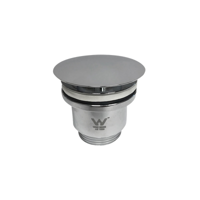 Argent Pop Up Waste 32mm 2 Piece Large Lid Chrome