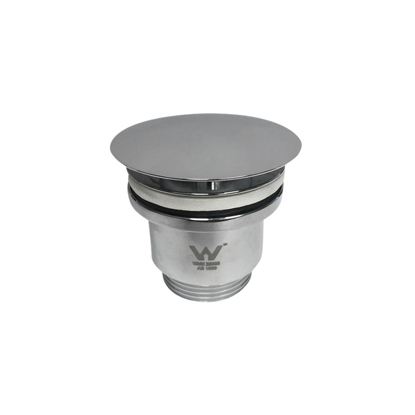 Argent Pop Up Waste 32mm 2 Piece Large Lid Chrome