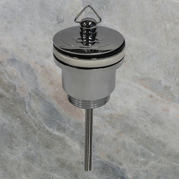 Argent Waste 32mm 2 Piece Metal Plug Chrome