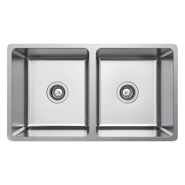 Argent Verve 770mm Double Sink Stainless Steel