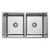 Argent Verve 770mm Double Sink Stainless Steel