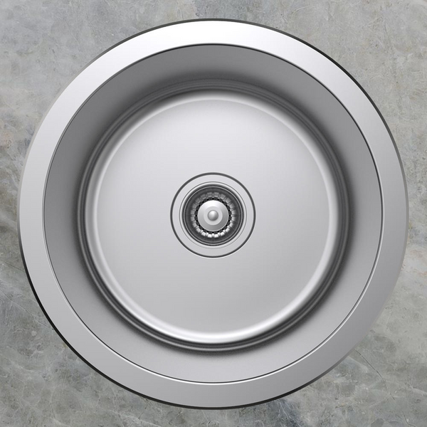Argent Tempo 450mm Round Sink Stainless Steel