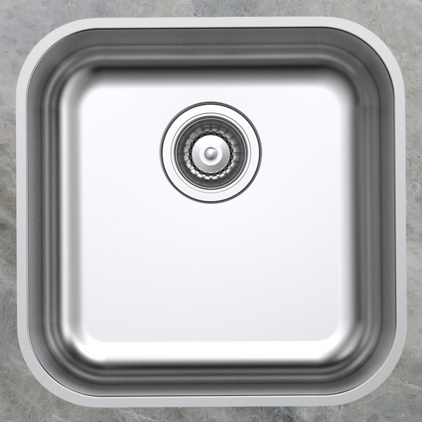Argent Tempo 433mm Square Sink Stainless Steel