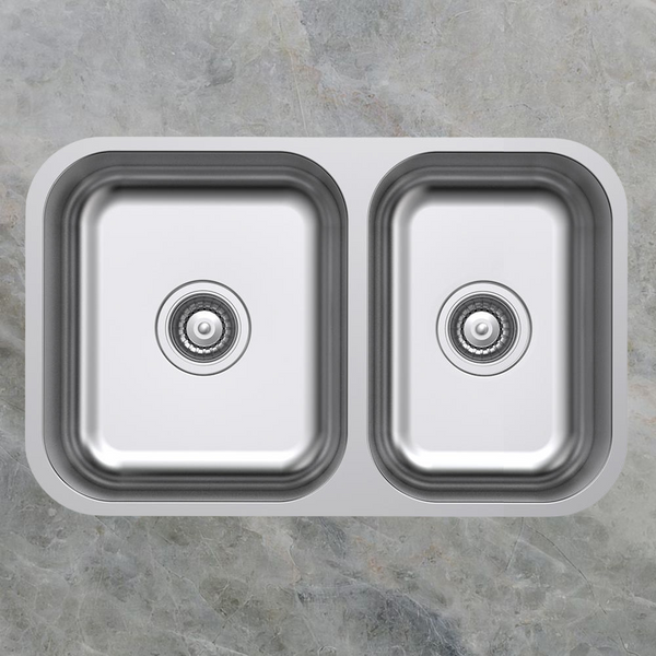 Argent Tempo 670mm 1 and 3/4 Sink Stainless Steel