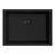 Argent Grace 610mm Single Bowl Granite Sink Matte Black