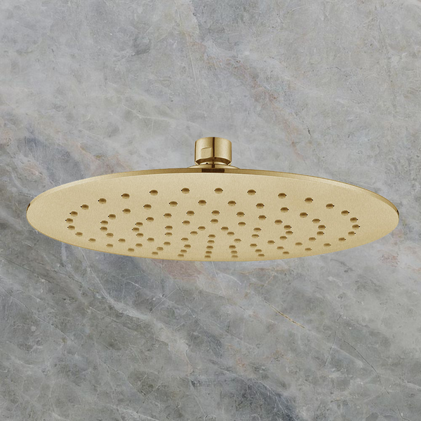 Argent Pallas 230mm Overhead Shower Brushed Gold