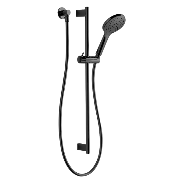 Argent Studio 700mm Shower Rail Set Matte Black