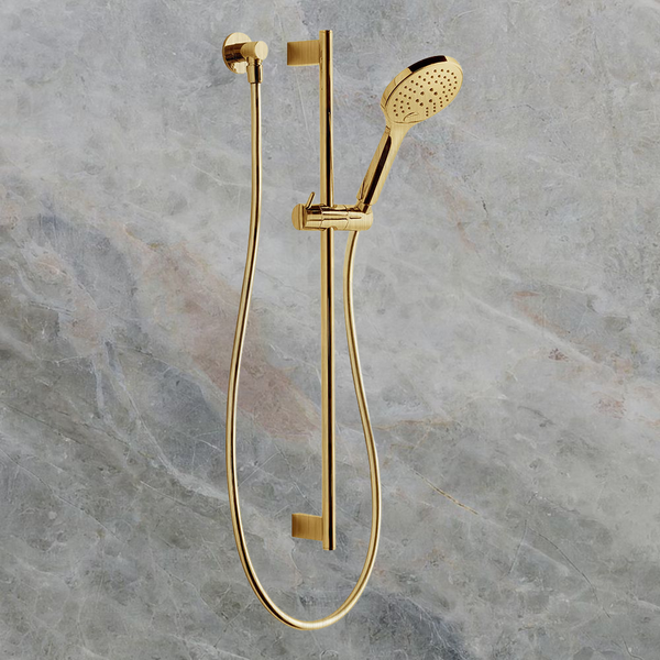 Argent Studio 700mm Shower Rail Set Brushed Gold
