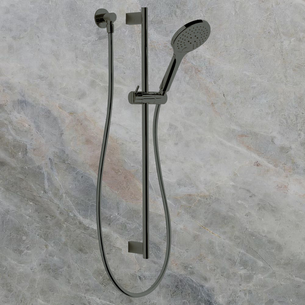 Argent Studio 700mm Shower Rail Set Gunmetal