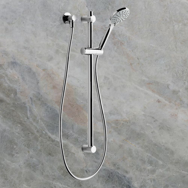 Argent Metro 600mm Shower Rail Set Chrome