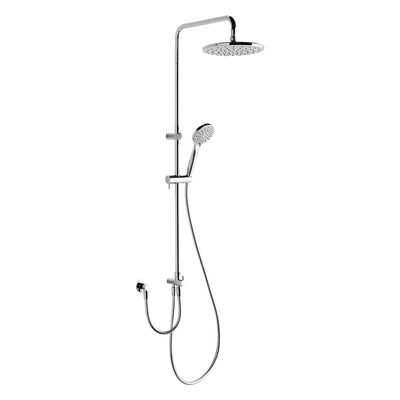 Argent Metro Twin Hose Shower System Chrome