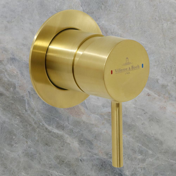 Villeroy & Boch Vita Shower Mixer Brushed Gold Lead Free