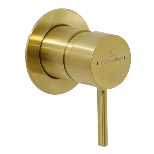 Villeroy & Boch Vita Shower Mixer Brushed Gold Lead Free