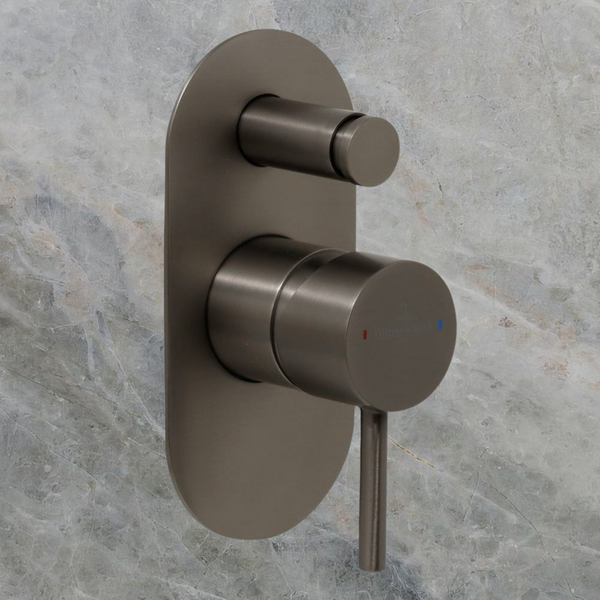 Villeroy & Boch Vita Diverter Mixer Gunmetal Lead Free