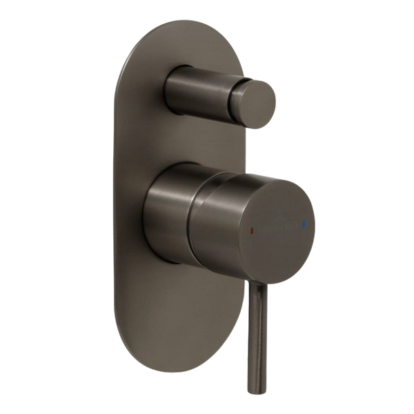 Villeroy & Boch Vita Diverter Mixer Gunmetal Lead Free