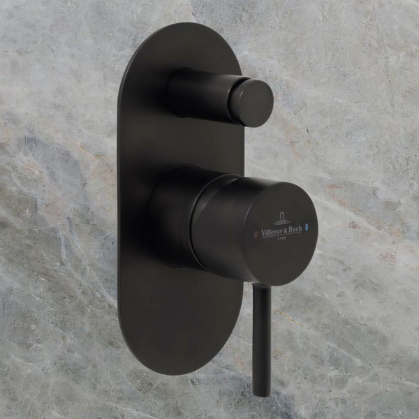 Villeroy & Boch Vita Diverter Mixer Matte Black Lead Free