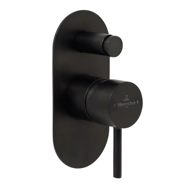 Villeroy & Boch Vita Diverter Mixer Matte Black Lead Free