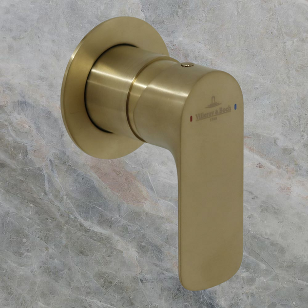 Villeroy & Boch O.Novo Shower Mixer Brushed Gold