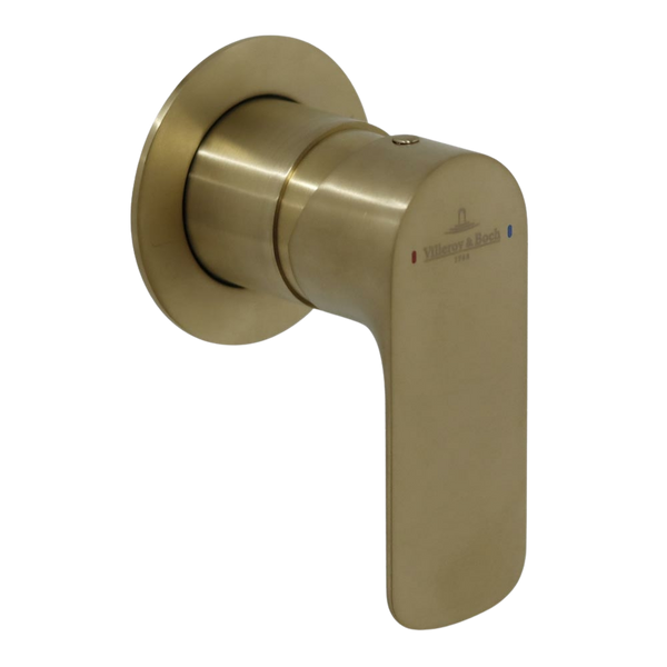 Villeroy & Boch O.Novo Shower Mixer Brushed Gold