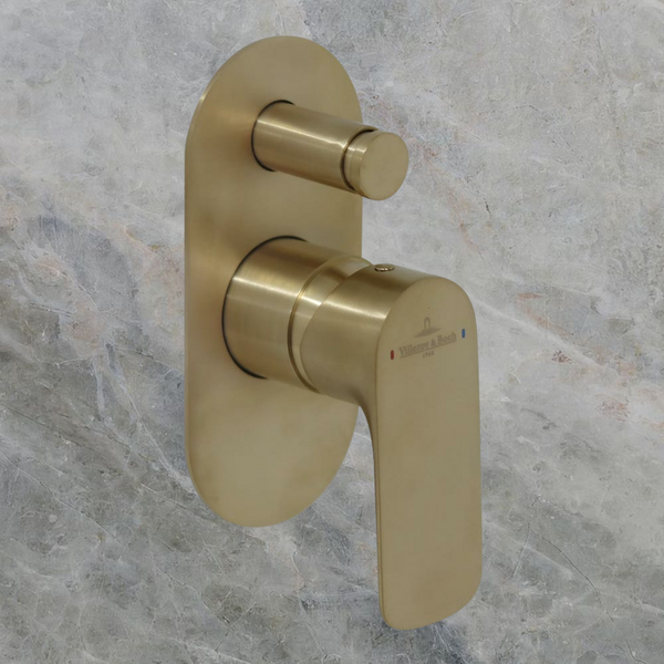 Villeroy & Boch O.Novo Diverter Mixer Brushed Gold